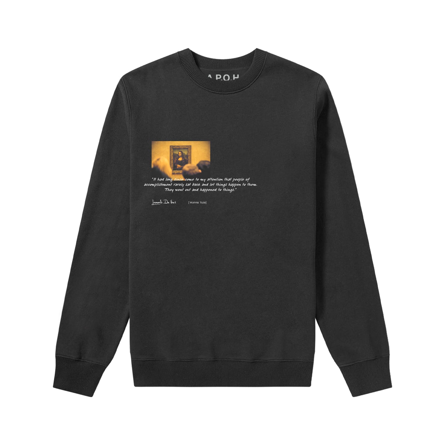 Da Vinci's Mona Lisa Photograph Sweat