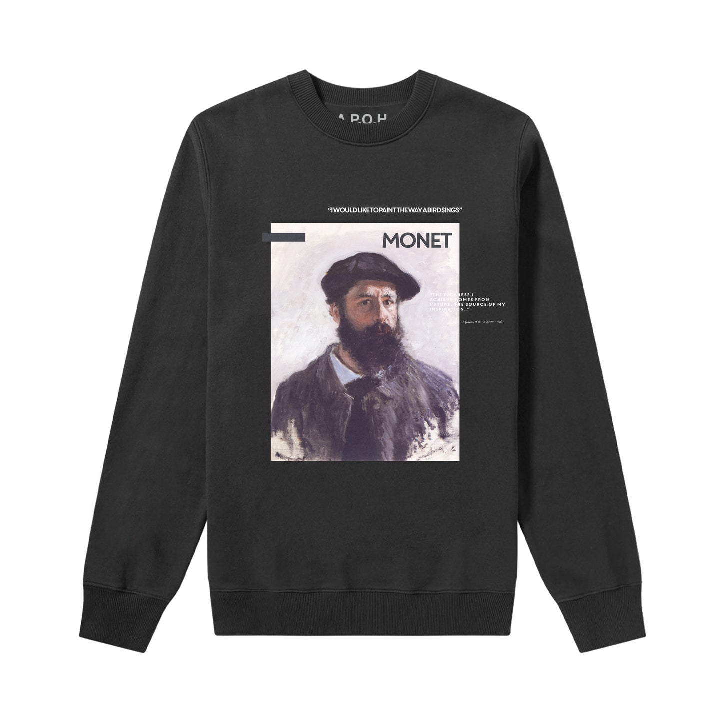 Oscar-Claude Monet 1840-1926 Sweatshirt