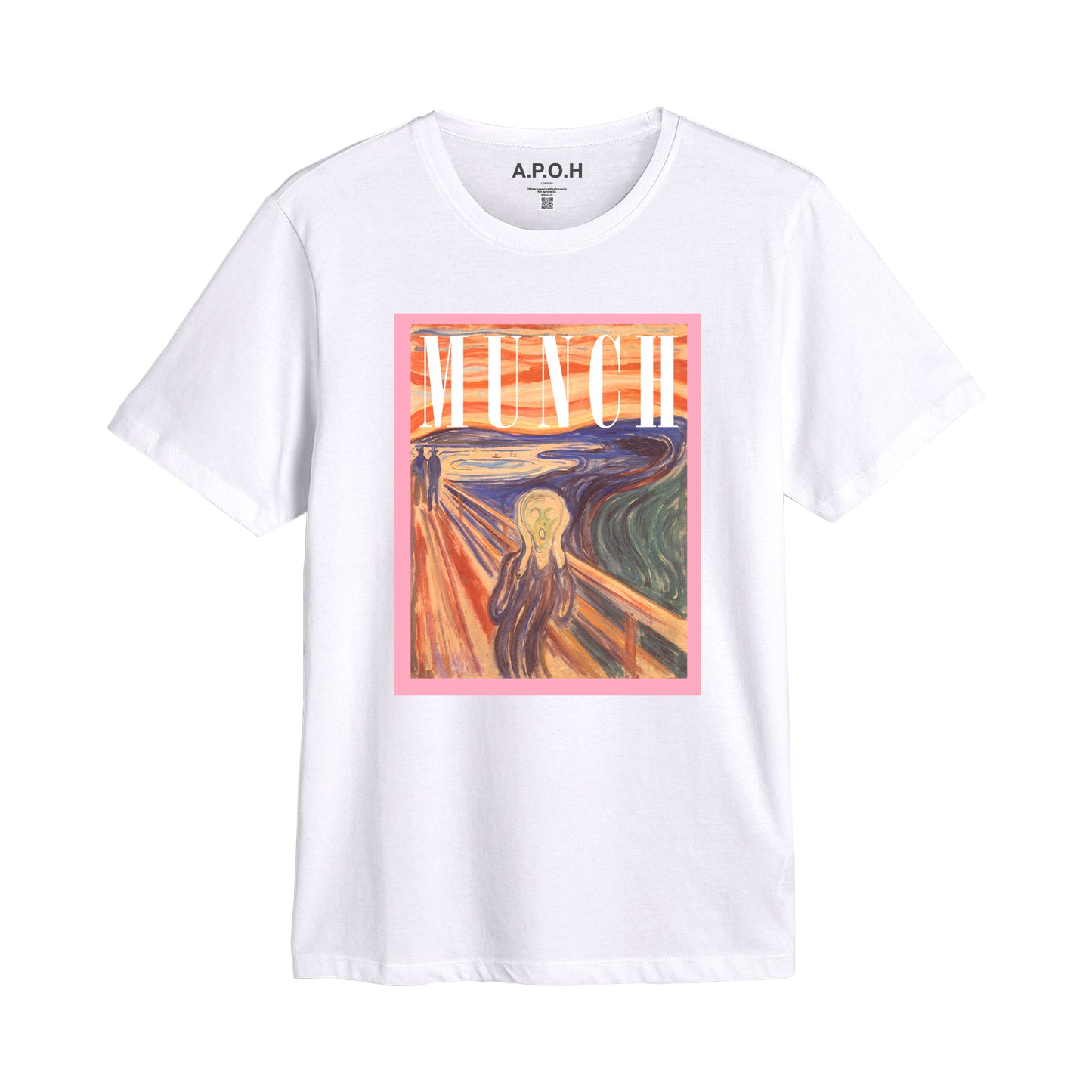 Edvard Munch Scream Pink T-shirt