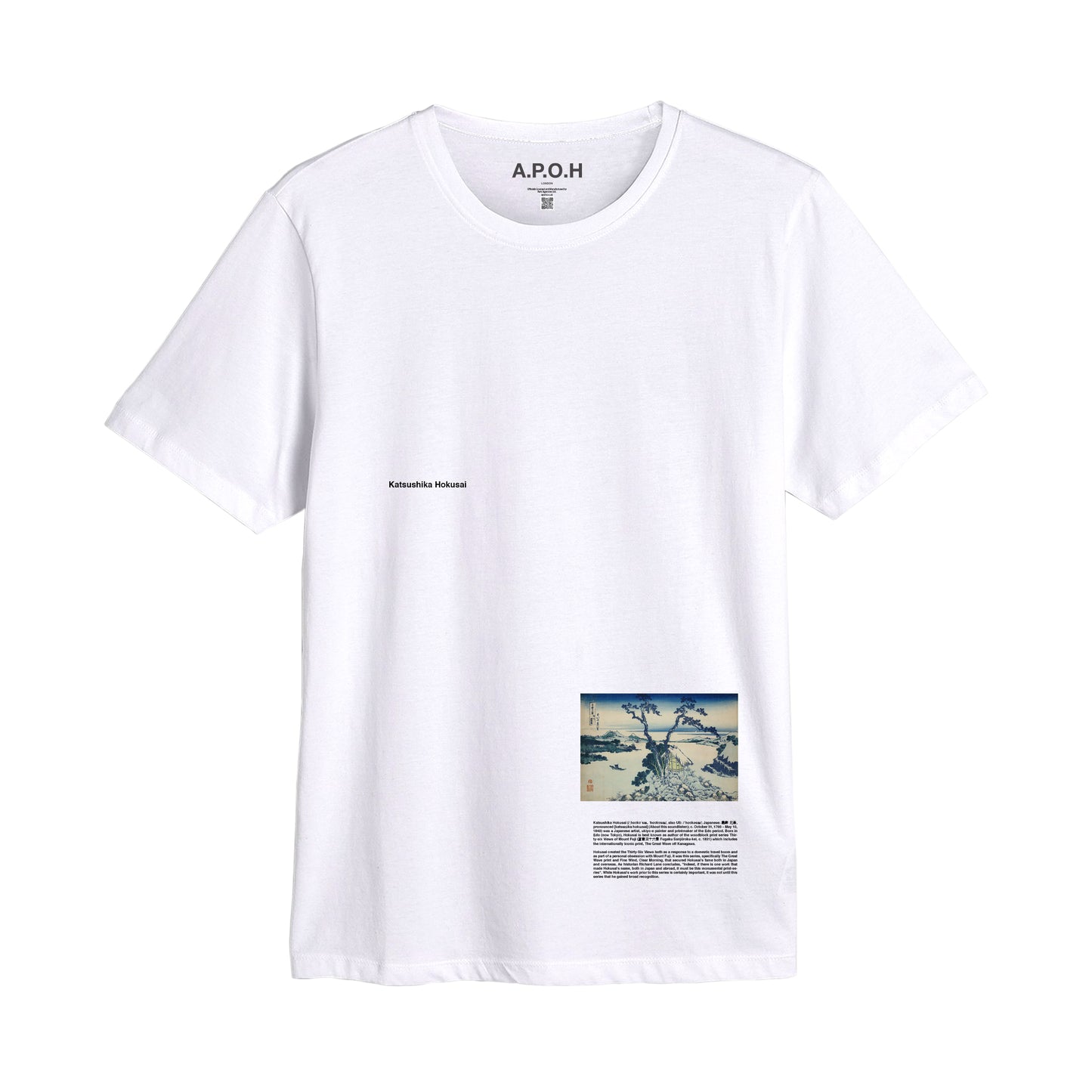 Hokusai Hem Placement T-shirt