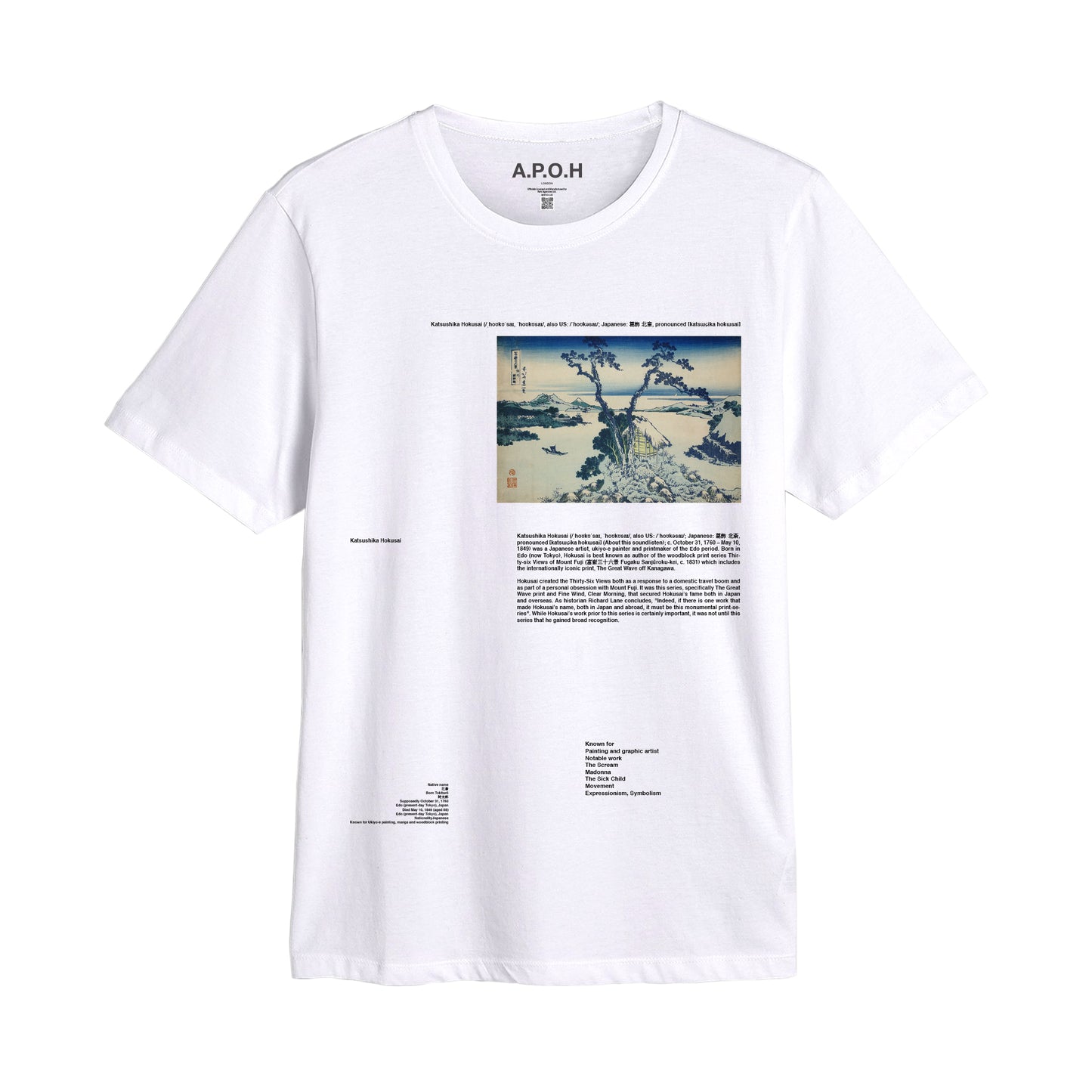 Hokusai Placement T-shirt