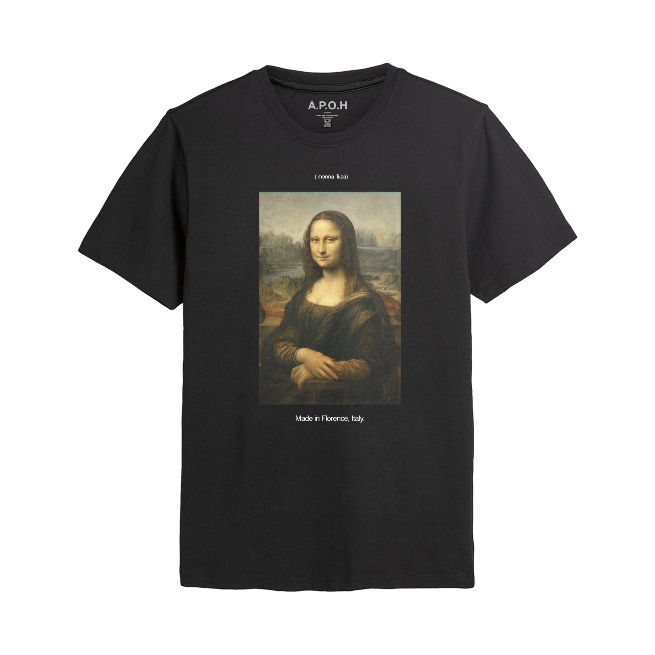 Da Vinci's Large Mona Lisa T-shirt – apoh. london